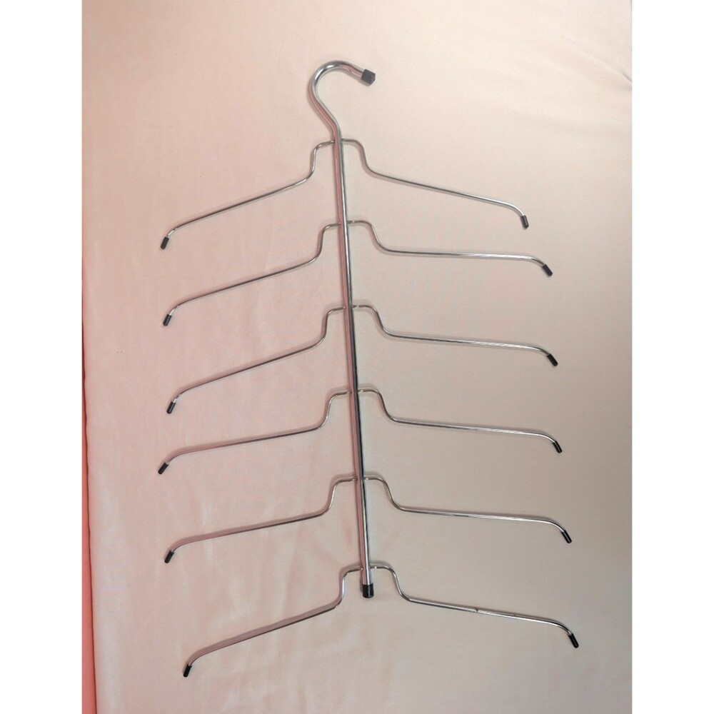 Six Tier Hanger Silver 22.5 Inches